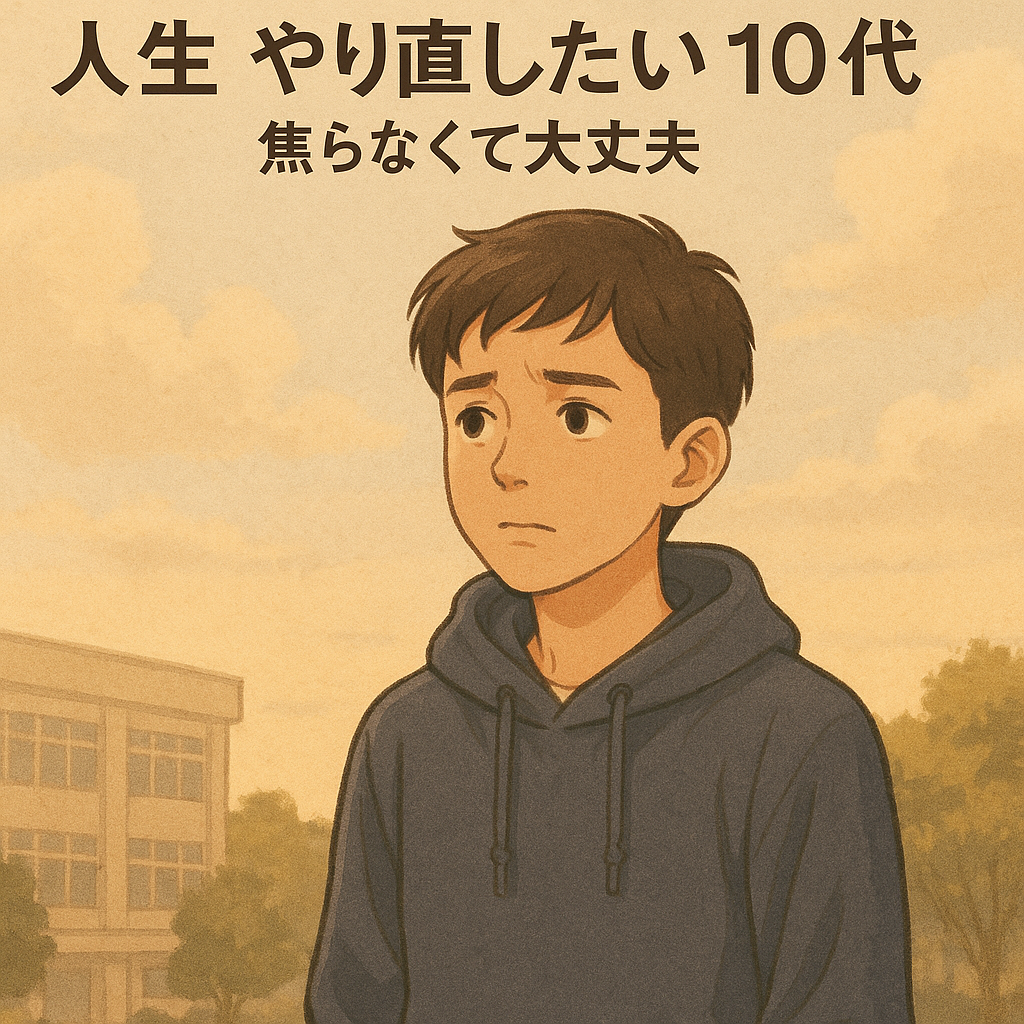 人生 やり直したい 10代 ─焦らなくていい